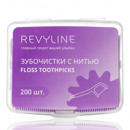 Зубочистка с нитью, флосстик Revyline, 200 шт.